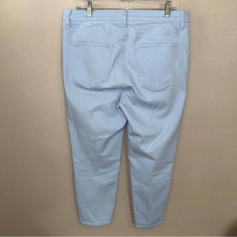 Talbots Women's Light Blue high waiste jegging crop Ankle Jeans - Picture 2 of 3